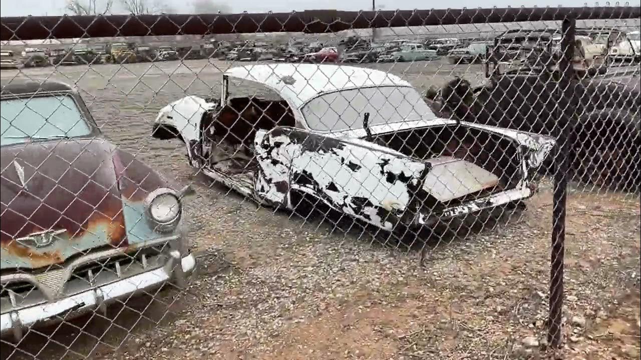 Classic auto salvage yard - YouTube