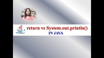 return vs. System.out.println() #ShardaKarmakar #ICSE2022