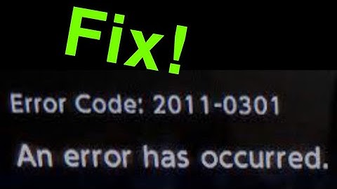 Nintendo switch Error Code 2011-0301 FIX!