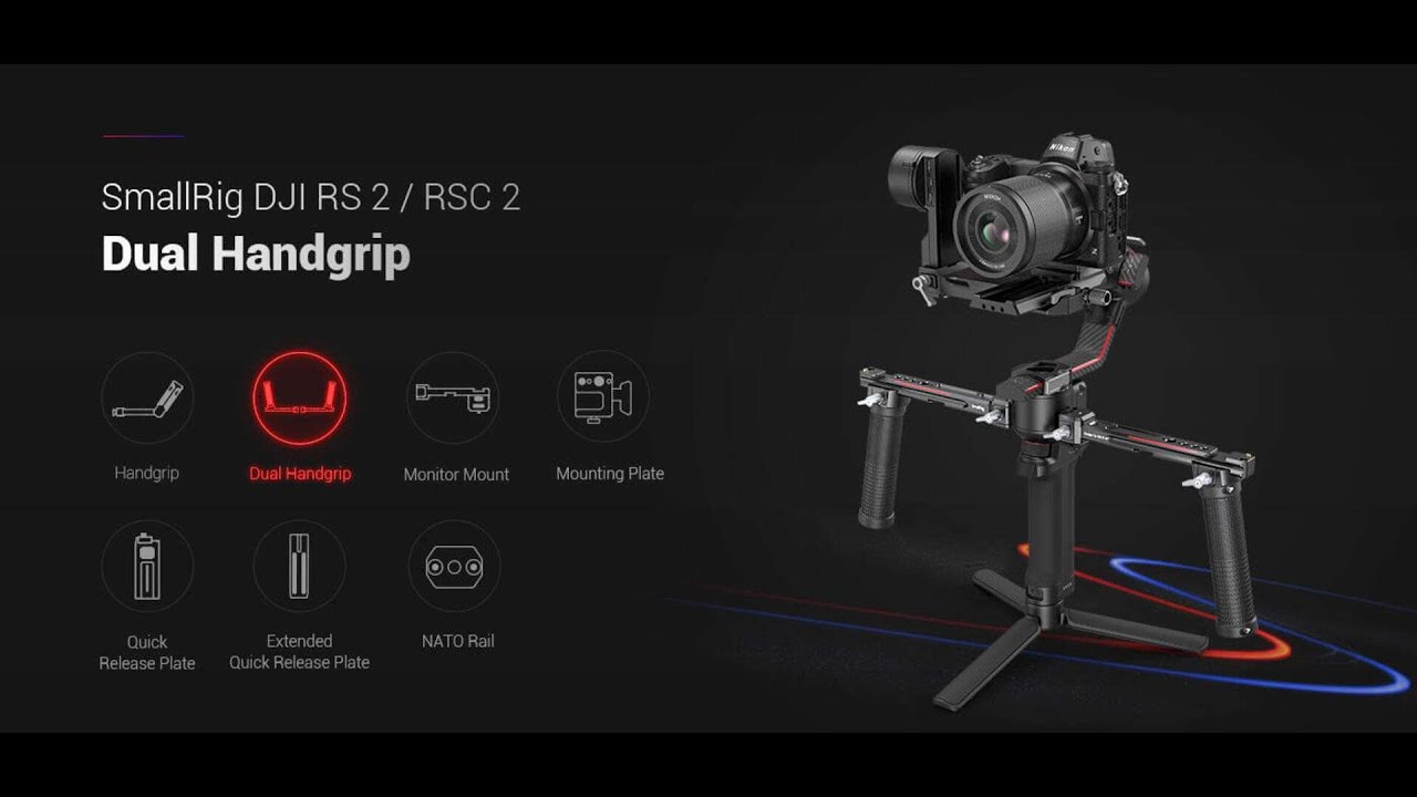 Smallrig 3027 Dual Handgrip for Ronin RS2/RSC2/RS3/RS 3