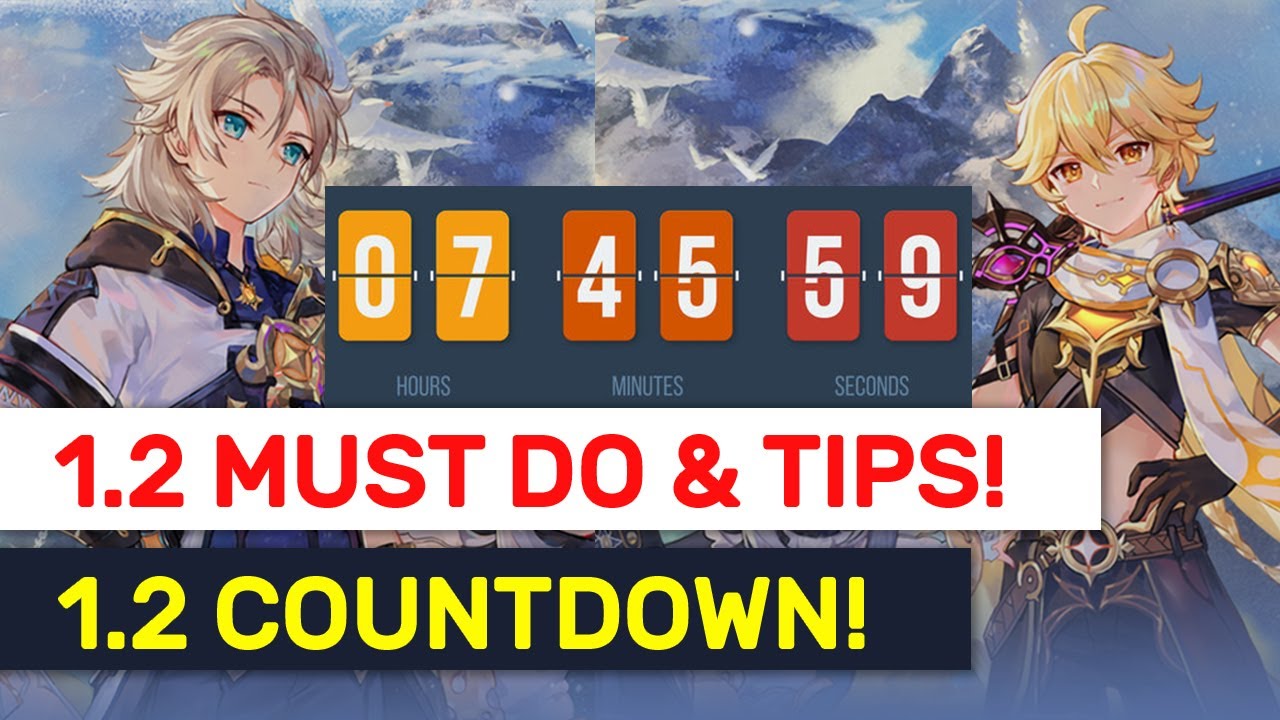 1 2 Maintenance Start Finish Countdown 7 Must Do Tips Genshin Impact Youtube