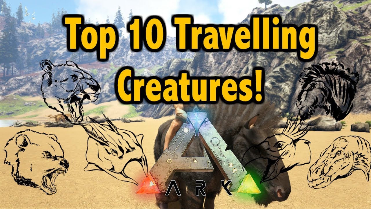 Top 10 Travelling Dinos To Tame In Ark Survival Evolved! - YouTube