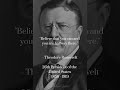 Daily Quote #shorts #quotes #wisdom #theodoreroosevelt