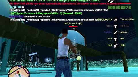 SAMP Hacker Report: DreamZa - Money, Health and Jump Hacks