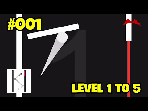 Level 1 to 5 Clear Gameplay - Walls - Launch The Ball Game #1