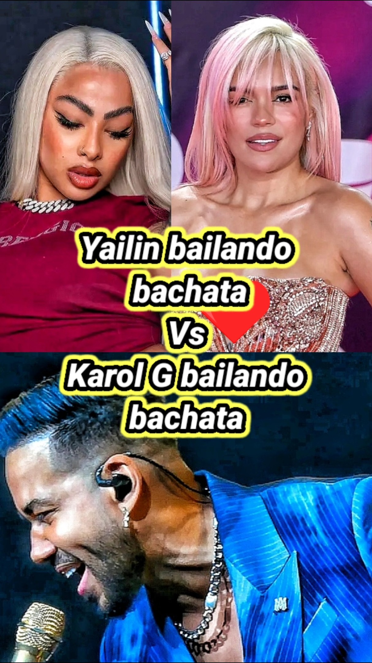 Yailin bailando bachata vs Karol G bailando bachata. #karolg #yailinlamásviral #romeosantos