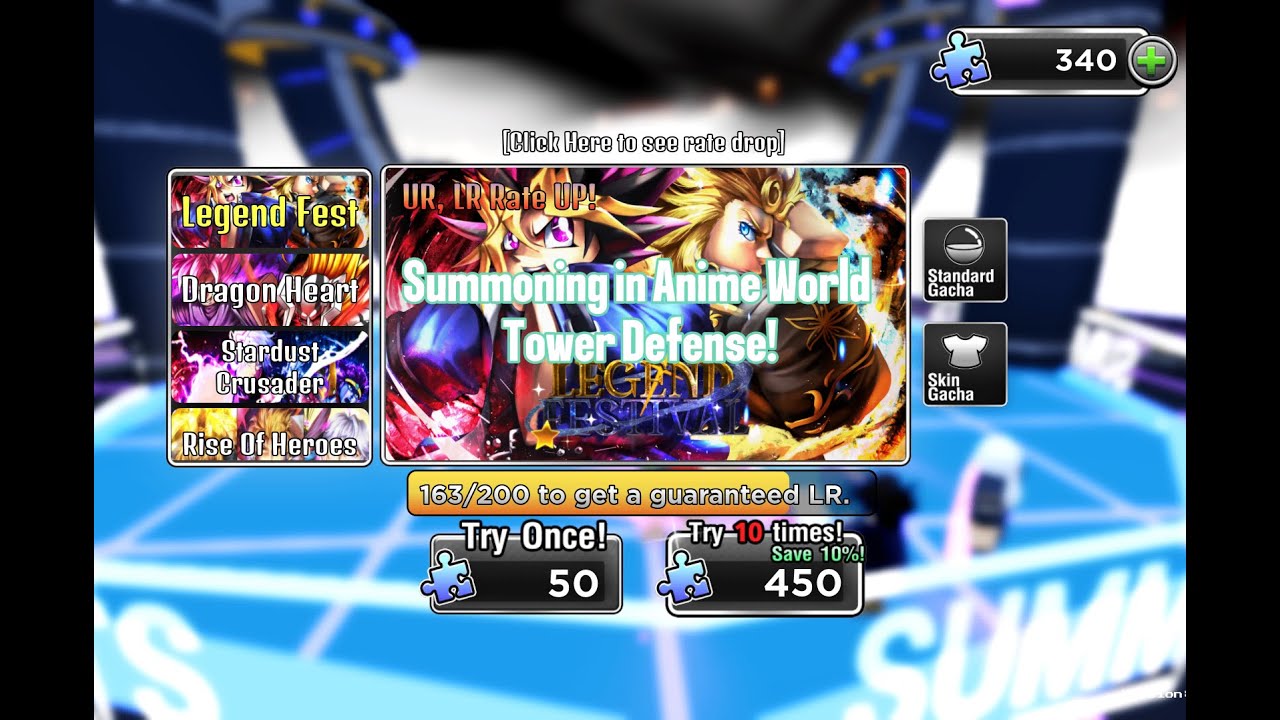 Summoning In Anime World Tower Defense YouTube Summoning In Anime World Tower Defense YouTube