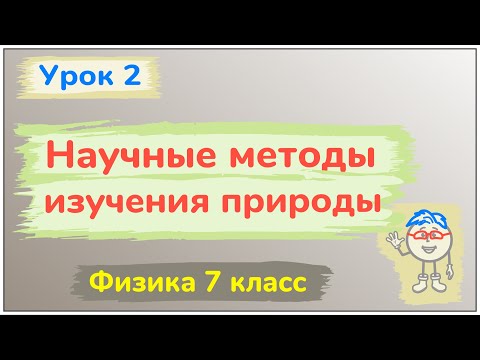 Урок 2. Научные методы изучения природы