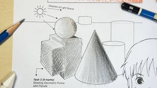 Shading Forms with Pencils