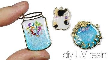 How to DIY Watch me Uv Resin: Lucky Cat, Flower Jar, Jellyfish Sea/Ocean Bezel Charms
