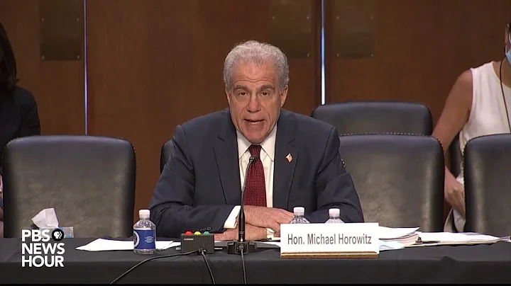 WATCH: DOJ Inspector General Michael Horowitzs ful...