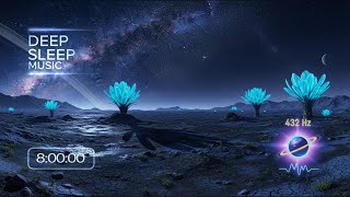 8 HOUR Deep Sleep 432 Hz | Sci-Fi AMBIENCE & Theta Waves for Complete Healing