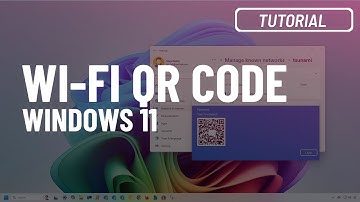 Windows 11 24H2: Create QR Code to share Wi-Fi access