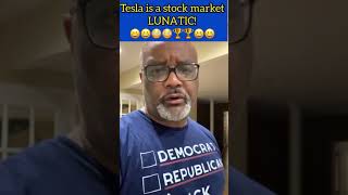 The Tesla stock price went insane yesterday