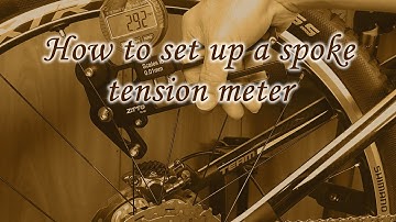 [MTB maintenance] How to set up a spoke tension meter - a cheap Chinese tool