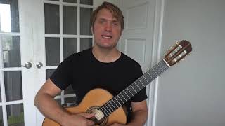 Classical Guitar Lesson- Right Hand Arpeggios