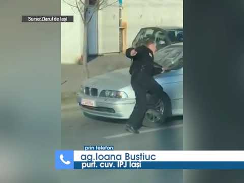 Stire politist luat pe capota televiziune digitala moldova