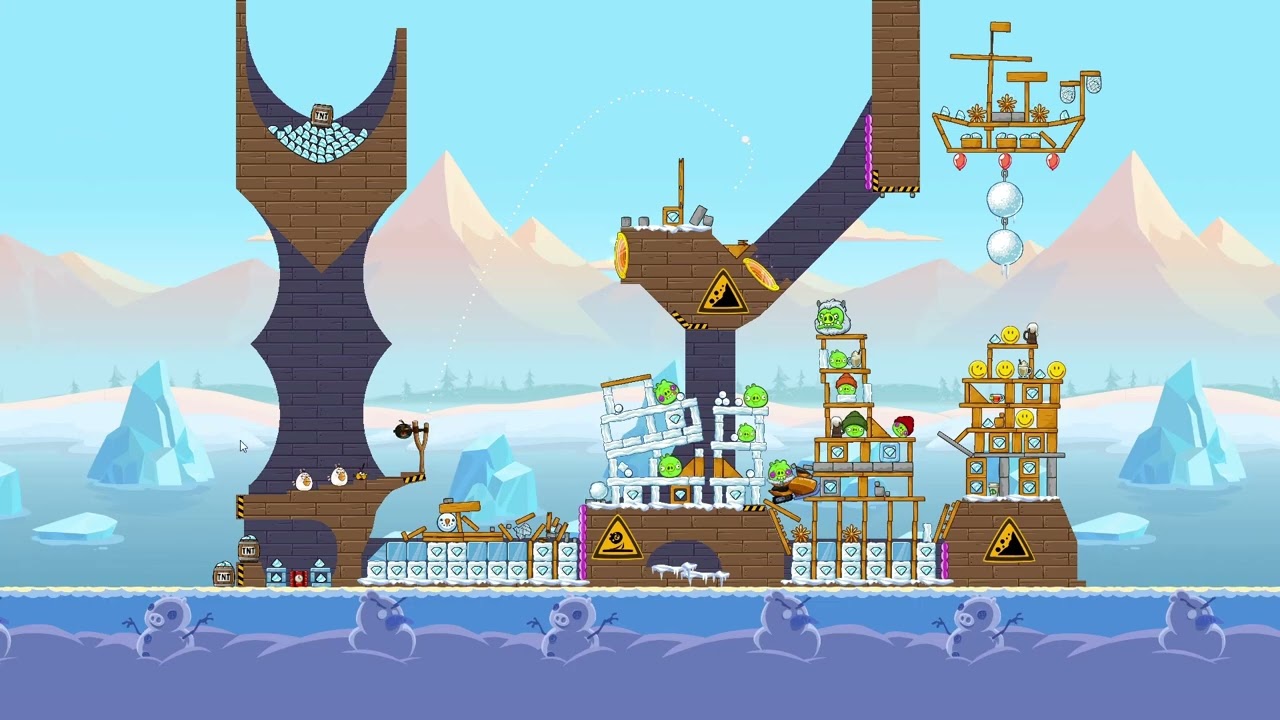 Angry Birds Friends Уровень 5 Турнир 1664 три звезды БЕЗ УСИЛЕНИЙ прохождение 13.12.2025