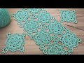 Ажурный КВАДРАТНЫЙ МОТИВ вязание крючком  Crochet square motifs