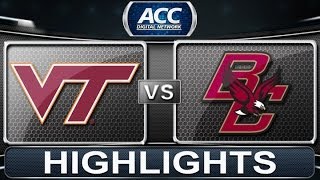 Virginia Tech vs Boston College | 2014 ACC Women's Basketball Highlights