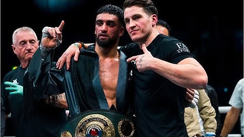 Adam Azim Entrance Vs Sergey Lipinets IBO World Super Lightweight Title Fight!
