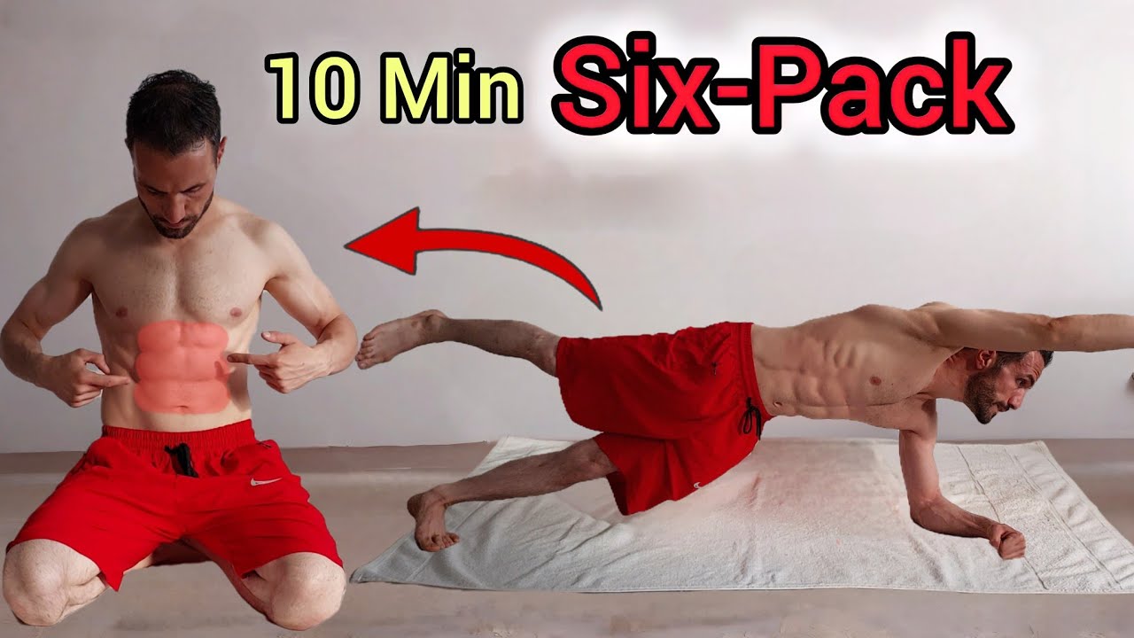10 Min Six Pack Workout at Home | Get Abs Fast & Burn Belly Fat - YouTube