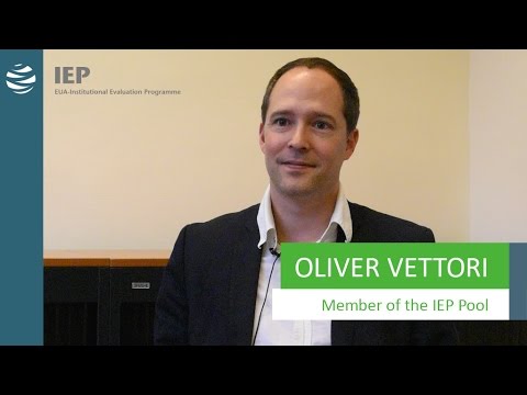 Institutional Evaluation Programme (IEP) - Oliver Vettori, IEP Expert