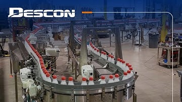 Descon Conveyor - Loose Container Conveyor with Servo Laning
