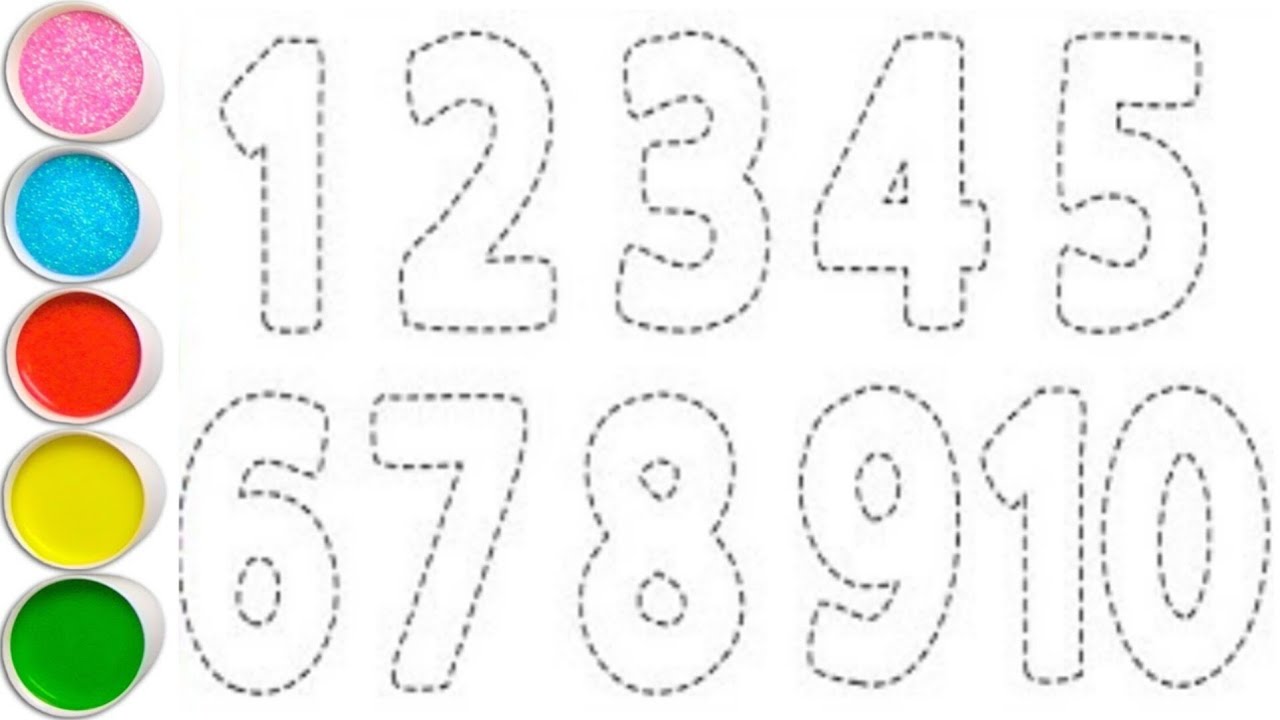 123 Numbers Counting, Numbers song | 123 song, learn colors,count 12345 ...
