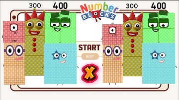 MULTIPLY 2 BIG NUMBERBLOCKS | MULTIPLICATION OF TWO IDENTICAL NUMBERS | LEARN TO COUNT hello george