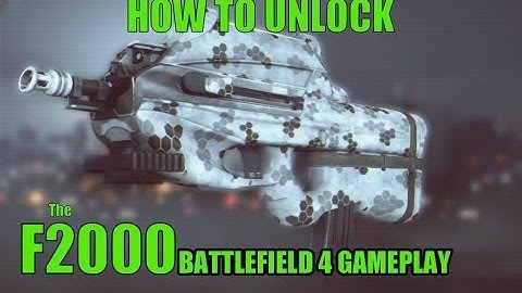 How To Unlock The F2000 (Battlefield 4 Metro Gameplay)