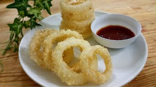 炸洋蔥圈~超級香脆簡單美味/Fried Onion Rings~Super Crispy Easy and Delicious｜樂在其中廚房