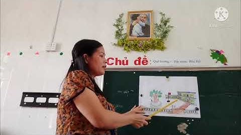 Hoạt động tạo hình: Vẽ trường tiểu học