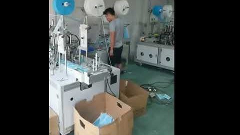 high speed 1+1 all servo motor mask making machine