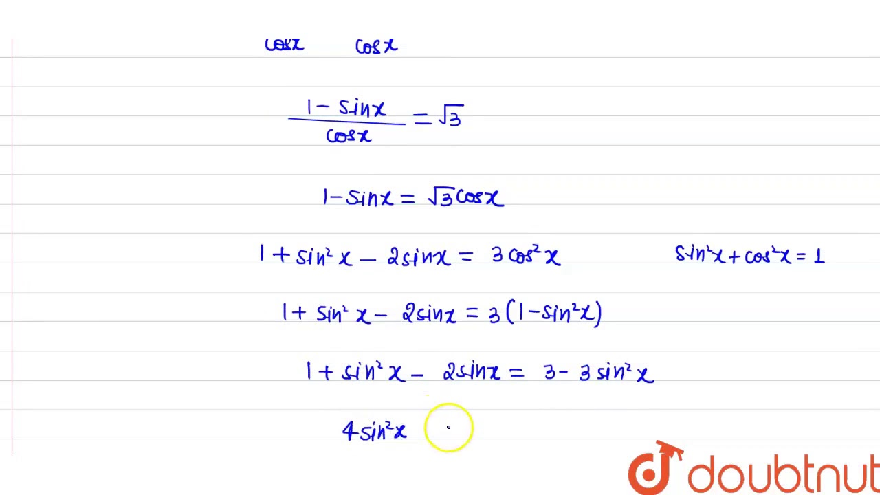 Solve The Trigonometric Equation sec X Tan X Sqrt 3 YouTube solve-the-trigonometric-equation-sec-x-tan-x-sqrt-3-youtube