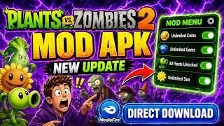 Plants vs Zombies 2 Mod Apk Unlimited Money & Sun Unlocked All TERBARU 2026 PVZ2 screenshot 4