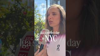 Iga’s perfect day in NYC 🥰👌 #igaswiatek #nyc