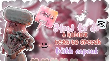 How to make a roblox text to speech storytime! #capcut