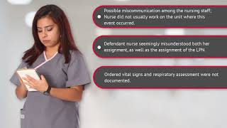 NSO Nurse Case Study: Failure to Assess and Monitor