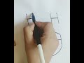 رسم حرف S من أربع حروف H