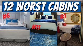 The 12 Worst Cruise Cabins You Need to Avoid on All Cruise Ships!