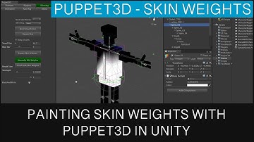 Puppet3D Painting Weights and reviewing the rig for our low poly character in Unity3d