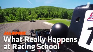 Here’s What Happens at a Real Racing School