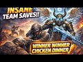Hero Mode ON! Insane Team Saves + Chicken Dinner 💪 #bgmi #clutch #wwcd 