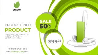Sale Product eCommerce Promo - After Effects Template