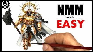 HOW to paint Gold NMM for BEGINNERS | EASY Non Metallic Metal Gold