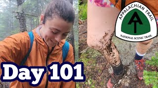 Falling in Thigh Deep Mud on Kinsman Mountain 😆 | Appalachian Trail Thru-Hike 2023