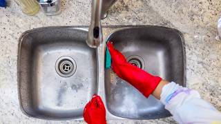 The Essential Guide to Cleaning a Sink | Step-by-Step Tutorial 🚰 ✨