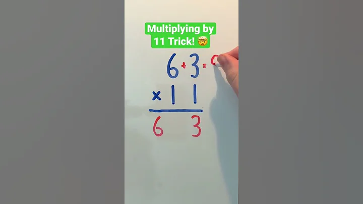 Multiplying by 11 Trick! 🤯 #Shorts #math #maths #mathematics #mathtrick #mathtricks #multiplication