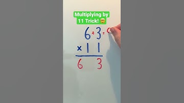 Multiplying by 11 Trick! 🤯 #Shorts #math #maths #mathematics #mathtrick #mathtricks #multiplication